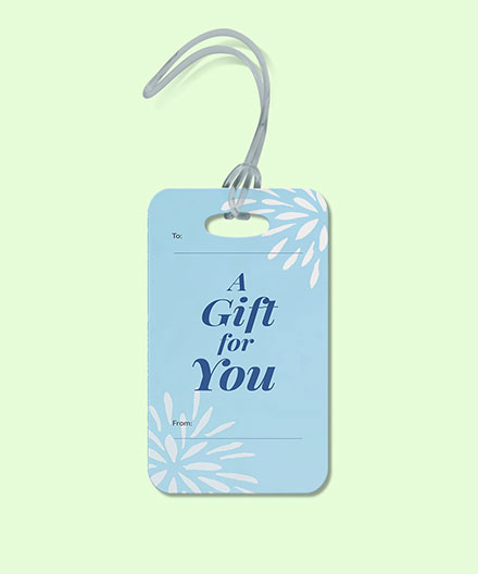 Blank Gift Tag Template