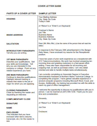 business cover letter in pdf