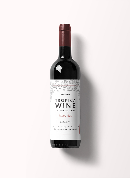 Classic Wine Bottle Label