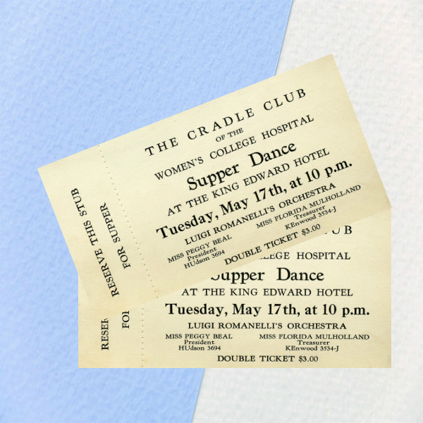 cradle club’s supper dance event ticket