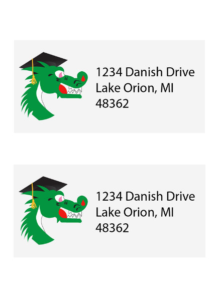 Dragon Address Label