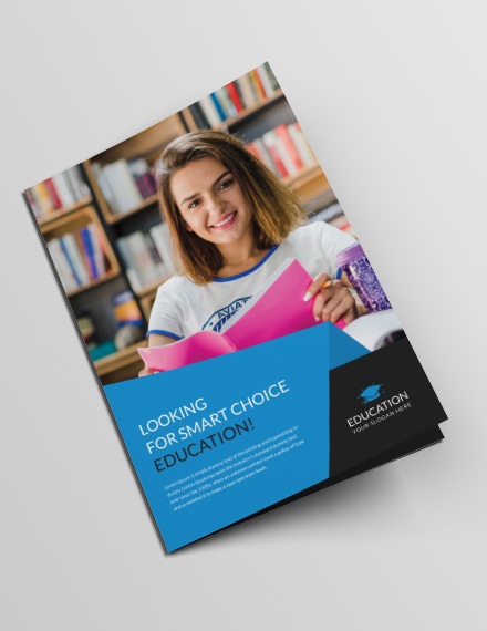 education brochure template example