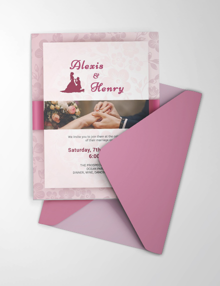 Elegant Wedding Invitation Template
