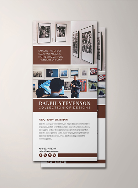 Exhibition Rack Card Design