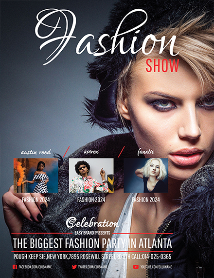 fashion show flyer