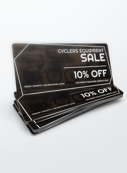 Free Cycling Store Discount Voucher Example