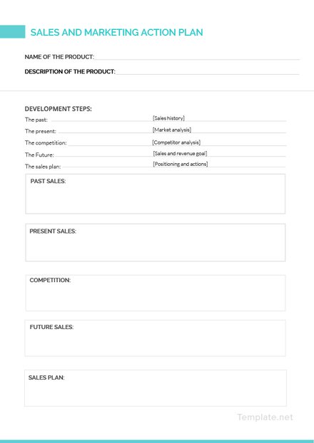 Free Sales and Marketing Action Plan Template