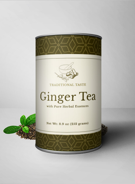 Ginger Tea Bottle Label