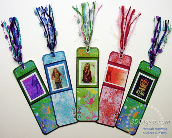 hannah montana bookmark 1