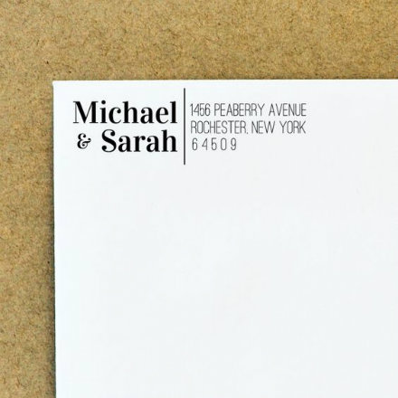 address label examples stamp example interesting inking self bold etsy labels font personalized custom wedding sold