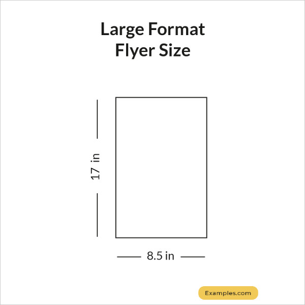 large format flyer size