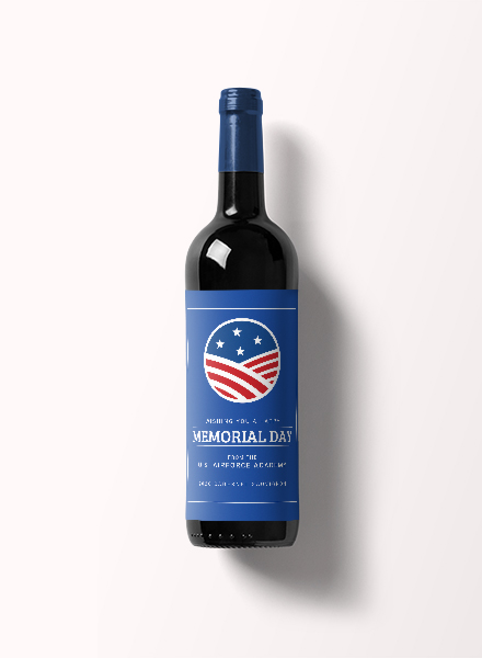Memorial Day Wine Label