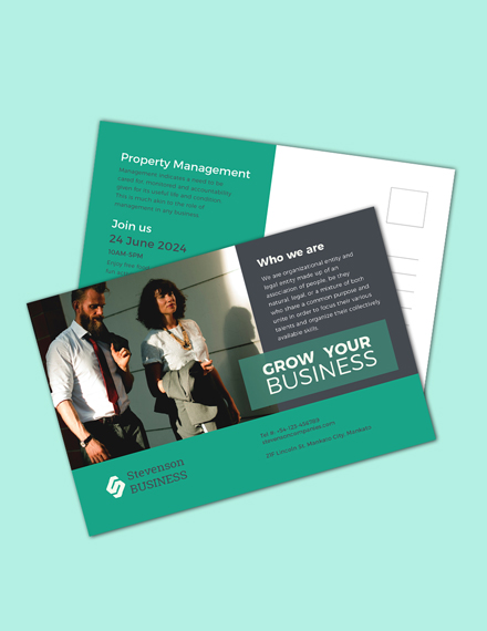 Multi Purposes Business Postcard Invitation Template