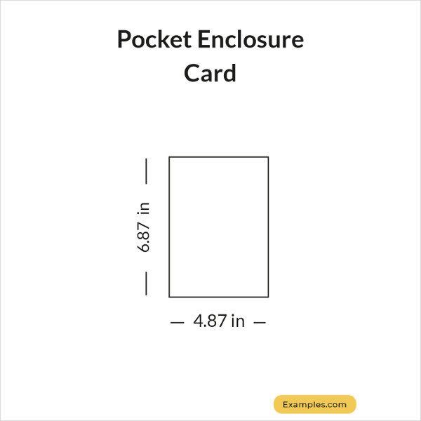 pocket enclosure card 