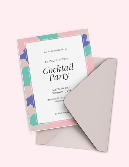 Printable Cocktail Party Invitation