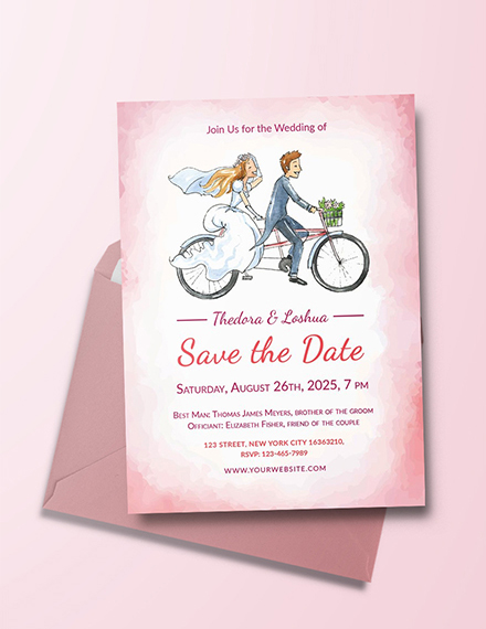 Printable Wedding Invitation Template