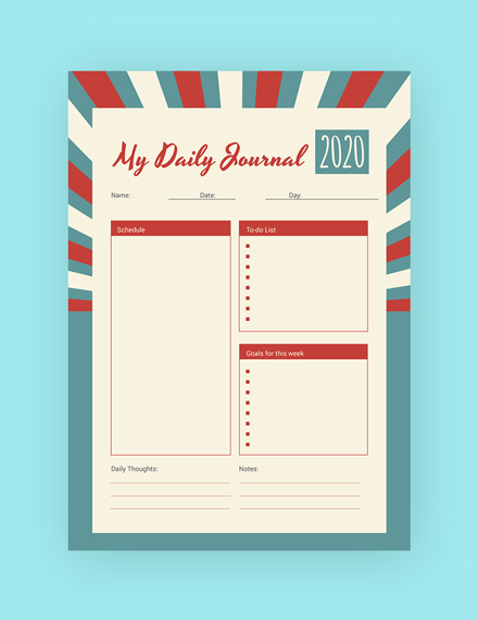 10+Journal Examples, Templates in Word, Illustrator, InDesign