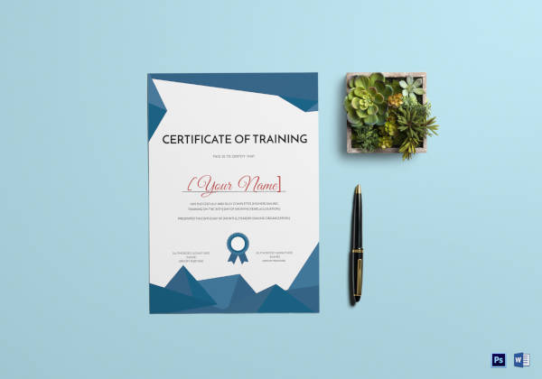 sailing training certificate template