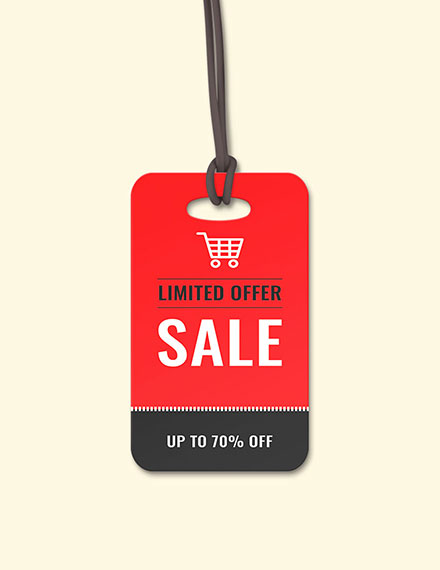 Sale Tag Template