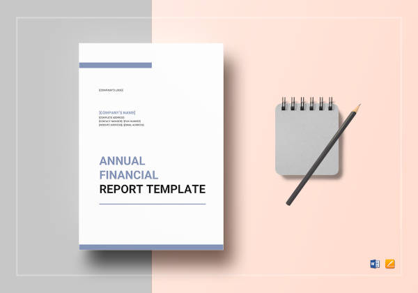 sample annual financial report template