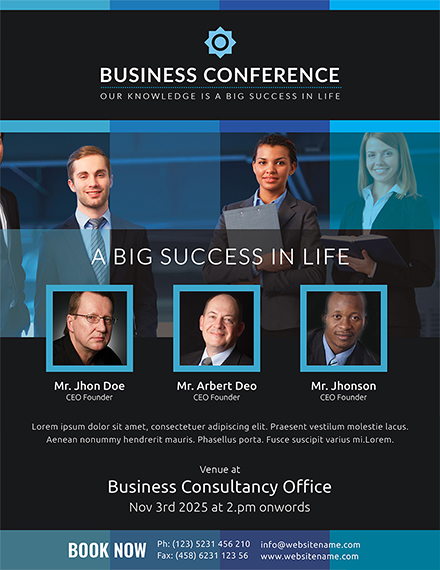 Sample Business Conference Flyer
