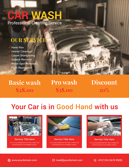 22 + Car Wash Flyer Examples, Templates & Design Ideas ...