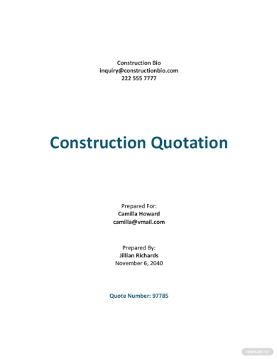 32+ Quotation Examples [ Sales, Websites, Vehicles ] | Examples