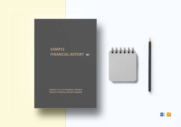 sample financial report template to print