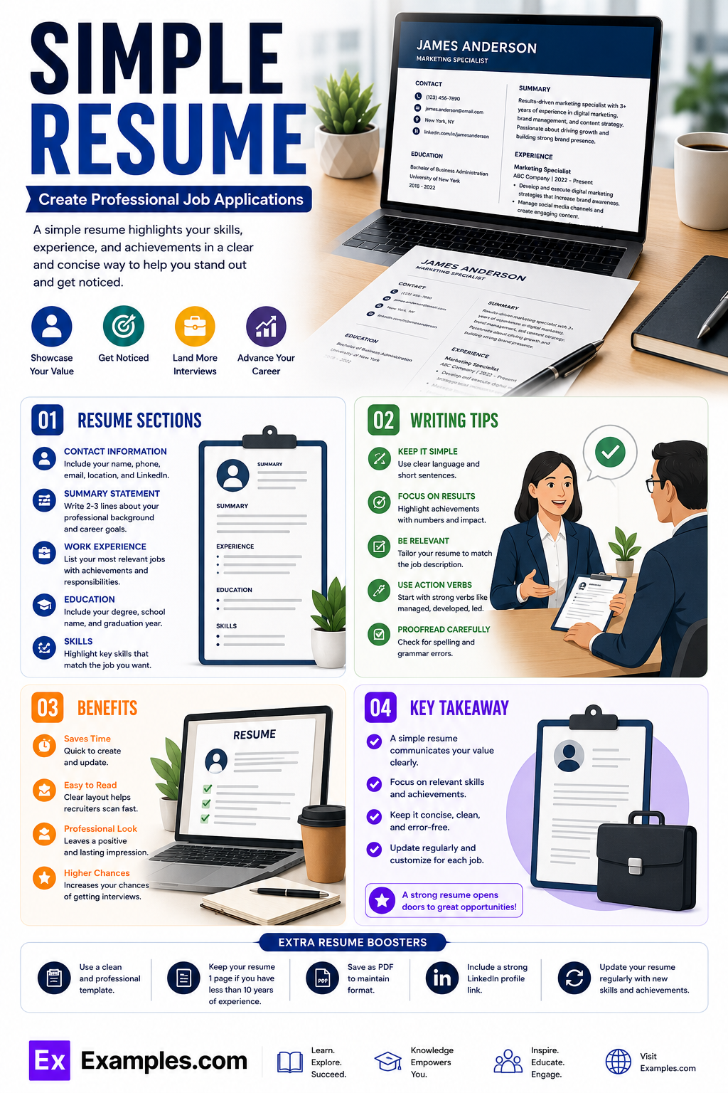 14+ Simple Resume Examples to Download
