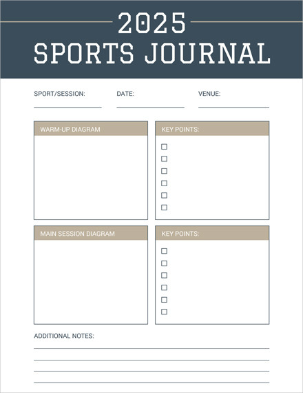 sports journal template1