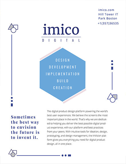 Tech Start up Business Flyer