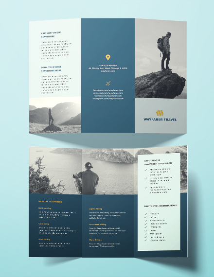 28+ Travel Brochure Examples, Templates & Design Idea | Examples