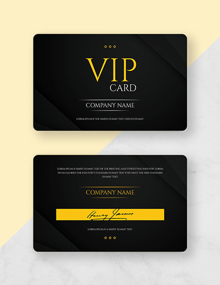 Vip Card