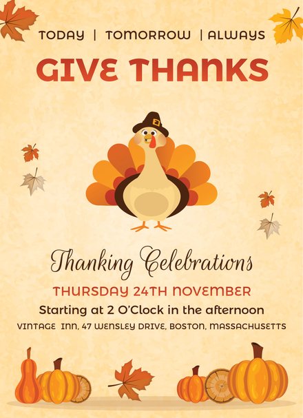 Vintage Thanksgiving Event Design