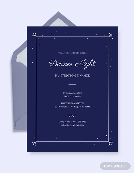 33 Dinner Invitation Examples PSD AI Word Examples