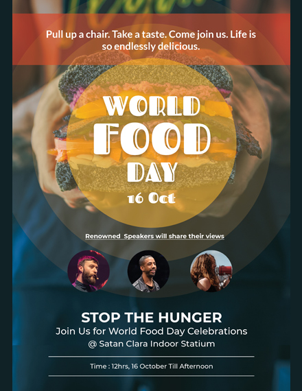 World Food Day Poster Template