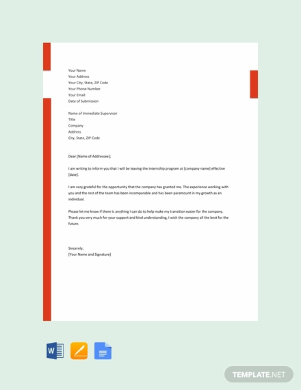 18+ Resignation Letters Examples & Templates in Word ...