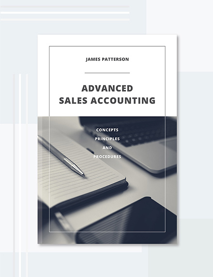 accounting book cover template