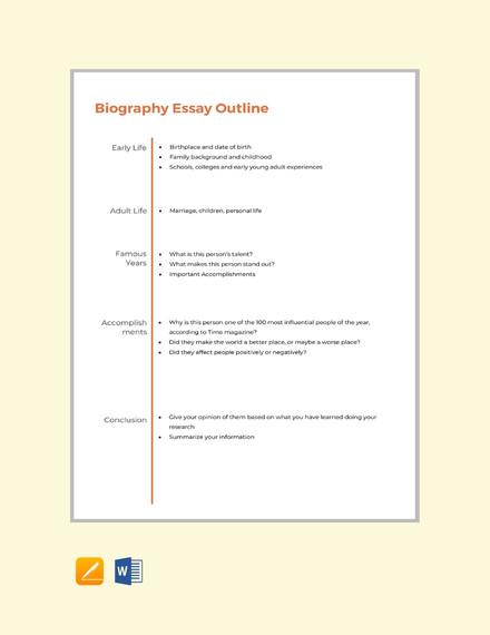 Sample Essay Outlines 34 Examples Format Pdf Examples