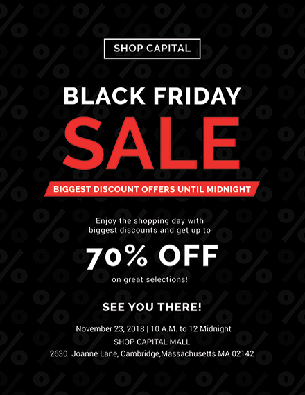 Black Friday Big Sales Flyer