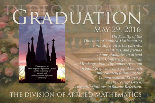 Brown University Graduation Invitation