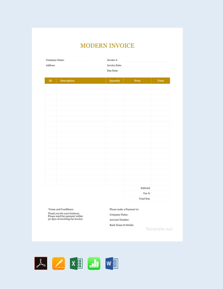 Business Modern Invoice