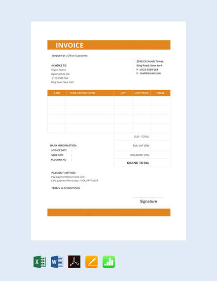 Business Standard Invoice