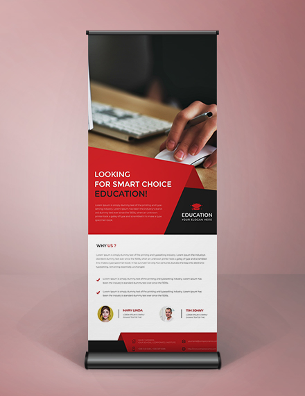 Clean Style Roll Up Banner