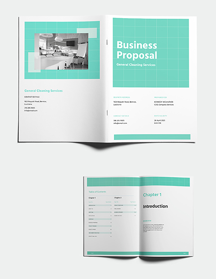 cleaning business proposal template