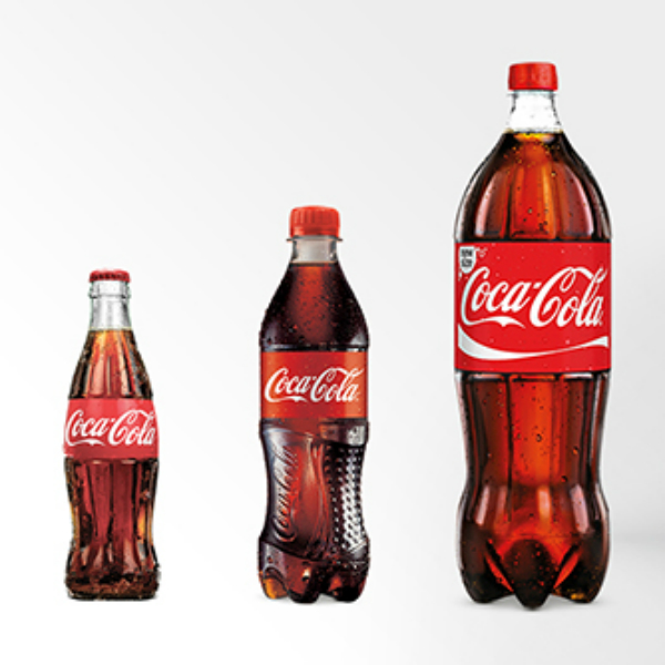 coca cola bottle product label