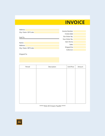 Commercial Business Invoice1