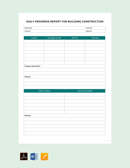 How To Write A Progress Report Examples