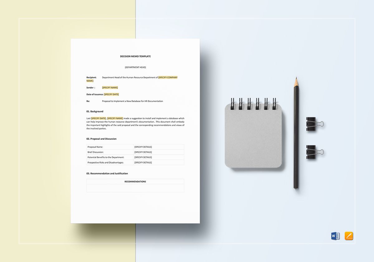 Memo \u0026 Templates Examples 14+ | Examples in Word