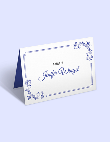 delicate lace place wedding place card